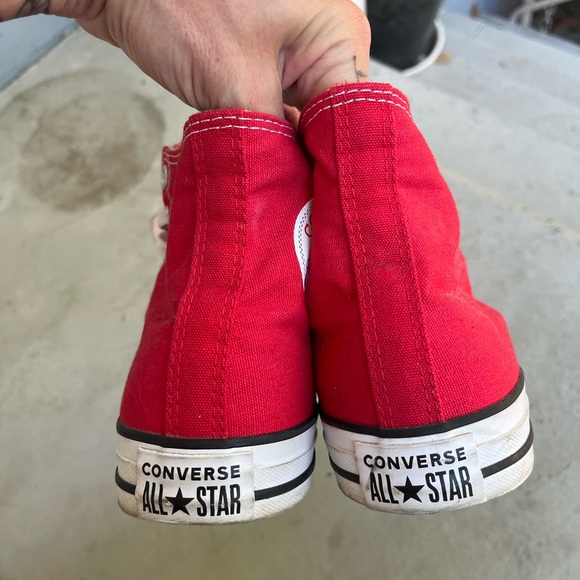 Converse Chuck Taylor All Star HI Sneaker - Red - Picture 5 of 6